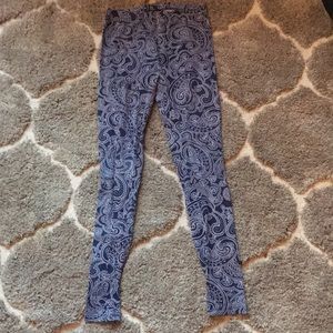 Forever 21 blue and grey leggings